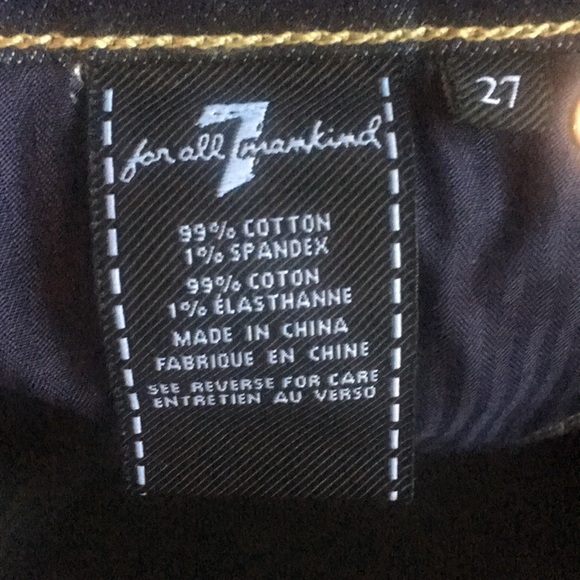 NWOT 7 For All Mankind b(air) Skinny Ankle Jeans - Picture 8 of 8